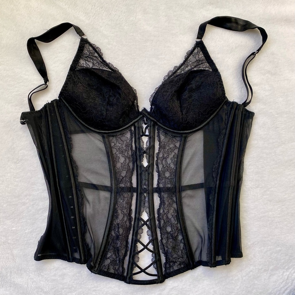 Victoria’s Secret Corset NWT 34C Black